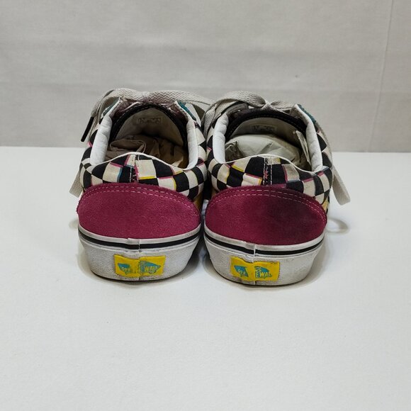 Vans Old Skool "Crazy Checks" Skateboarding Sneakers 721454 Men’s 6.5 Women’s 8 - Picture 6 of 9